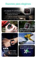 Reloj Inteligente para Hombre, SANLEPUS Smartwatch con Pantalla de 2.01