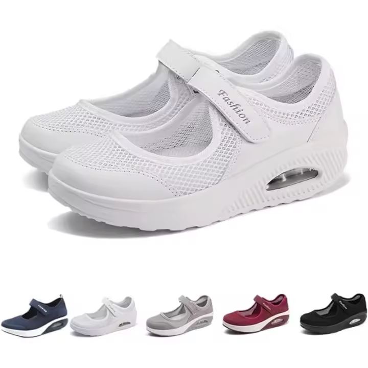 Zapatos Ortopédicos Ligeros Sandalias de Enfermera Casuales con Cojín de Aire para Mujer - 1