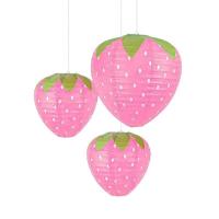 Lantanas de Paja 3D en Forma de Fresa Ideal para Bodas, Fiestas de Cumpleaños, Decoraciones de Festividades Accesorios de Fotobooth de Iluminación y Decoración - details 4