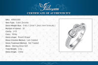 -Anillo de Plata de Ley 925 con forma de nudo infinito, joyería fina, con piedras preciosas, para mujer - details 7