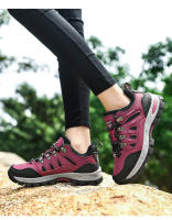 Zapatos para caminar y escalar impermeables al aire libre, zapatillas informales cómodas y transpirables para mujer, zapatos para caminar y escalar para senderismo - details 9