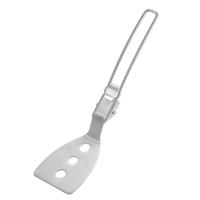Cuchara de sopa plegable de acero inoxidable para acampar al aire libre, utensilios de cocina portátiles resistentes al desgaste, herramientas - details 16