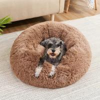 Cama redonda supersuave para mascotas, casa de felpa larga para perros medianos, casa de invierno cálida para dormir, 40-90cm - details 9
