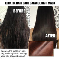 Queratina de nuez para reparar daños, cabello seco, mascarilla nutritiva suave e hidratante para el cabello - details 4