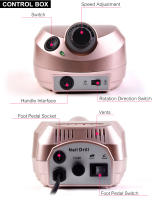 Máquina de Manicura Profesional KADS 35000RPM para Kit de Manicura y Pedicura Herramienta Eléctrica de Taladro de Uñas Máquina de Corte y Pulido - details 3