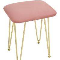 Tocador de Maquillaje con Espejo y Luz LED Iluminación Ajustable Conjunto de Mesa Tocador con Silla Terciopelo Blanco + Dorado - details 15