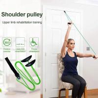 Polea de ejercicio de hombro Polea de hombro para fisioterapia Puerta Polea de ejercicio de hombro Ejercitador de manguito rotador para rehabilitación de brazos - details 1