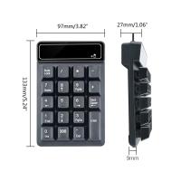 Mini Teclado Númerico Inalámbrico 2.4G Diseño Mecánico de 19 Teclas Ideal para PC, Laptop, Etc. - details 5