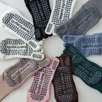 Calcetines de Yoga con cinco dedos divididos para mujer, medias profesionales de Pilates, de algodón, antideslizantes, de tubo medio, para interiores, baile, Fitness y deportes - details 6