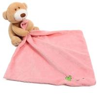 Baberos de seguridad para bebé, manta suave y lisa de dibujos animados, juguete de animales, toalla infantil, nueva marca - details 1
