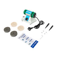 Máquina pulidora de ruedas de tela multifuncional 800-10000rpm 320W 20*15cm/7,87*5,9 pulgadas para cortar, tallar, perforar, moler y pulir - details 5