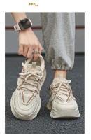 Parte superior informal de cuero de fibra ultrafina para hombre, zapatos deportivos de talla grande para papá, suela de goma PU, impermeable y transpirable para caminar - details 7
