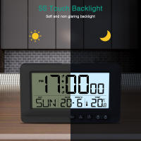 ORIA-reloj despertador Digital con pantalla LCD, dispositivo pequeño de viaje con calendario, funciona con pilas - details 3