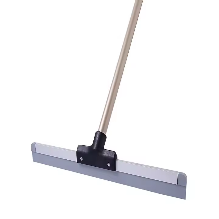 Escoba de Baño Doméstica BOOMJOY Multiuso con Mango Telescópico y Cuchilla de Goma TPR para Limpieza de Pelos de Mascotas y Eliminación de Polvo Material de Goma EVA - 1