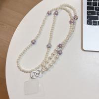Correa cruzada para teléfono con cuentas de flores, cuerda colgante para bolso, cadena para teléfono móvil, cordón largo antipérdida para teléfono, correas para el cuello - details 2