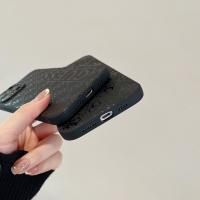 Funda para teléfono de moda con letras para iPhone 16 15 Pro 14 Promax 13 Pro 12 Promax 11 XR XS Max 7 8 Negro TPU Borde recto Estuche suave resistente a arañazos Diseño geométrico - details 2