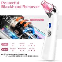 Scttomon Herramienta Extractora de Pores Faciales Eléctrico Limpiador de Pores con 5 Potencia de Succión, 4 Probas Belleza de Cuidado de la Piel en Rosa - details 1