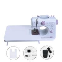 Máquina de Coser Eléctrica Portátil Mini para el Hogar Artesanal 12 Ganchos con Prensa de Pie - details 12
