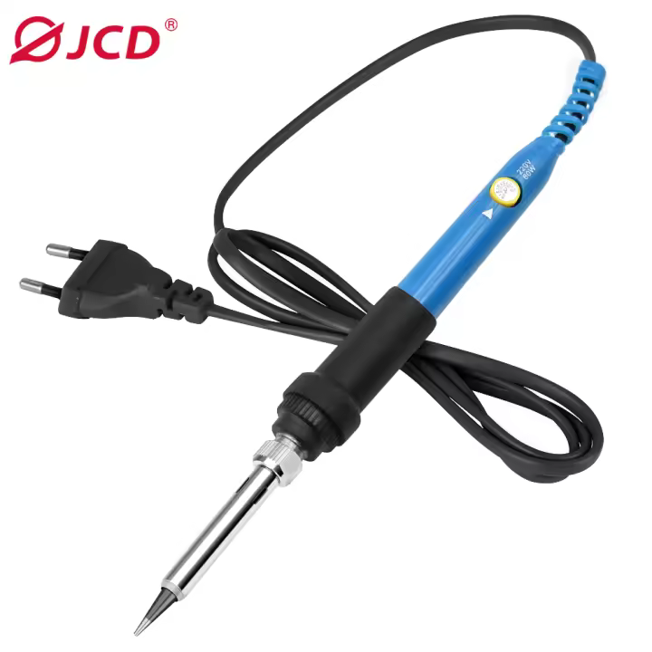 Hierro de Soldadura JCD Kit 60W con Ajuste de Temperatura Plugue Europeo Herramientas de Reparación de Electronica Doméstica Fuente de Energía Eléctrica Peso del Artículo 0.12KG - 1