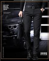 Pantalones Casuales de Moda para Hombres Primavera Otoño Alta Calidad Vestidos de Negocios de Algodón - details 1