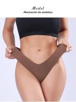 "Bragas Sin Costuras Mujer – Tiro Bajo, Nailon Transpirable, Secado Rápido – Ideal para Yoga y Deporte – Talla Grande " - details 7