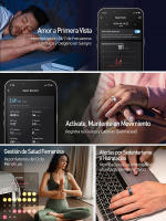 Anillo Inteligente SANLEPUS - Monitor Cardíaco 24/7 + Oxígeno en Sangre | Carga Inalámbrica, 5ATM y Batería 7 Días | Parejas, Deporte y Salud Integral - details 5