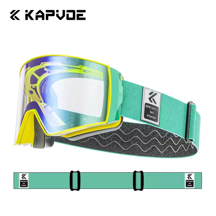 Kapvoe-Gafas de esquí fotocromáticas para hombre y mujer, máscara antiniebla para Snowboard, Kit de gafas de protección UV400, gafas de nieve, moto de nieve, Invierno - 1