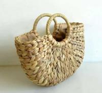 La mayoría de los productos más vendidos en línea, venta al por mayor, bolso de mano informal personalizado para mujer, cesta de paja para compras hecha a mano para playa de verano - details 1