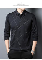 Casumanl Camisetas Gráficas de Moda Casual para Hombres Nueva Colección Otoño 2024 Estilo a Rayas - details 8