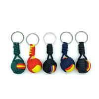 Llavero De Bolso De Paracaídas Militar Hecho De Hilo Tejido Monos Montañoso Lanyard Para Supervivencia Al Aire Libre Joyería De Metal Estilo Trendy Compatible Con Todas - details 3