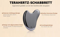 Tera Hertz Gua Sha Werkzeug, Gesichts Massage Gerät, Massage Kratzer für die Gesichts Pflege, Lymph