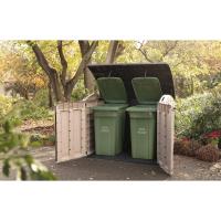 Cobertizo de jardín Exterior, Capacidad 880L, Color Topo/Beige, 132 x 71,5 x 113,5 cm - details 10