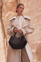 Bolso de mano de color sólido para mujeres, material de cuero de vaca, bolso de axila, moda - details 18