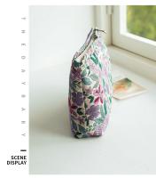 Bolsa de Maquillaje de Viaje de Lienzo de Doble Capa de Alta Calidad Bolsa de Almacenamiento Portátil para Mujeres con Estampado Bolsa de Maquillaje de Gran Capacidad - details 18
