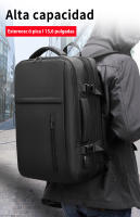 Mochila de gran capacidad para hombre, mochila de viaje de ocio, expandible, impermeable, interfaz USB - details 0