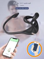 Anillo masajeador de próstata 2 en 1 para hombres, vibrador, juguete sexual, aplicación Gay, tapón Anal, perineo, estimulador Masculino - details 10