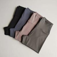 Pantalones deportivos elásticos, yoga sin costuras, cintura desnuda, glúteos de elevación alta, deportes de secado rápido, ajuste ajustado, al aire libre - details 1