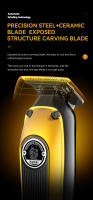 Kemei-recortadora de pelo inalámbrica para Barbero profesional, Motor sin escobillas, cortapelos, máquina eléctrica de corte con acabado calva - details 3