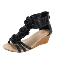 Sandalias de tacón de cuña de verano para mujer - details 1