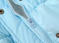 Manténgase abrigado y parece con estilo: chaqueta térmica con capucha para niña con acolchado alternativo de plumón para invierno - details 27