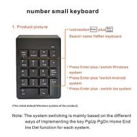 Hot 2.4G Wireless Keyboard 18 Keys Digital Number for Accounting Finance  Numeric Smart Keypad For Laptop Notebook - details 3