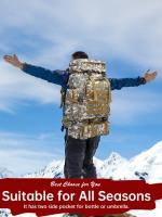 Bolsa de Montaña Grande de 80l/100l Bolsa de Escalada Táctica Ideal para Senderismo y Camping - details 3