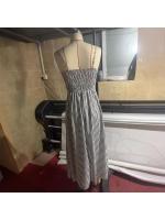 Top de tubo, vestido camisola a rayas en contraste, verano para mujer, nuevo temperamento de alta gama, falda delgada de cintura alta - details 3