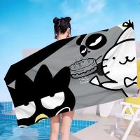 Sanrio Bad Badtz Maru Toalla Algodón Portátil Playa Gimnasio Natación Uso en el hogar - details 5