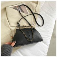 Nueva Bolsa de Concha 2025 Patrón de Lichi, Clip de Cadena, Bolso de Mano para Mujeres Sencillas - details 73