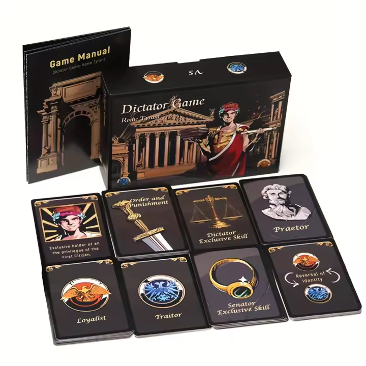 Juego de Estrategia Rome Tyrant Aventura de Traición y Loyalidad, Desata tu Genio Estratégico en la Batalla por el Poder, 5-10 Jugadores, Juego de Tablero, Para Edades 14+ - 1