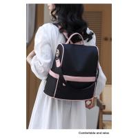 Mochila ligera informal para mujer, mochila de viaje antirrobo, Mochila pequeña de moda simple, mochila de nailon impermeable - details 2
