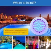 Luz LED RGB para piscina de pared subacuática con cola de pez para natación, 35W, iluminación exterior para hoteles y villas, duradera, instalación, - details 3