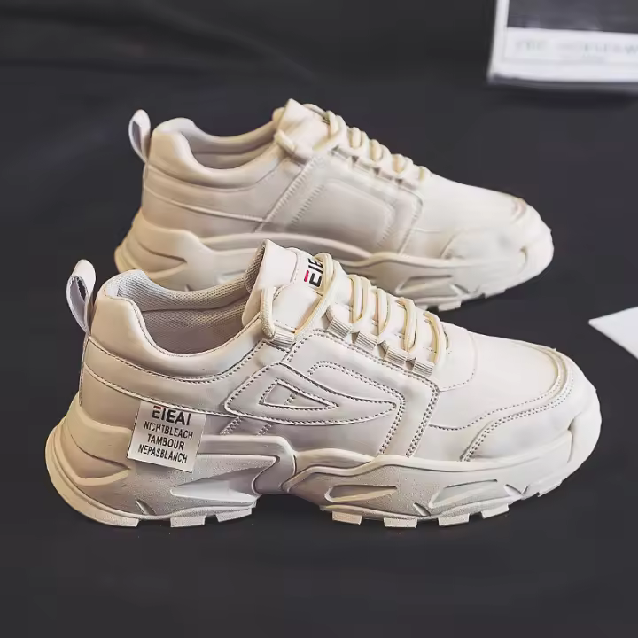 Zapatos deportivos informales Joker blancos para hombre, nuevos - 1