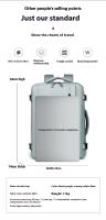 Mochila Viaje Cabina Avion para Ryanair Maleta, Mochila de Viaje, Equipaje de Mano, Bolsa Viaje Cabin Bag Mujer Hombre - details 3